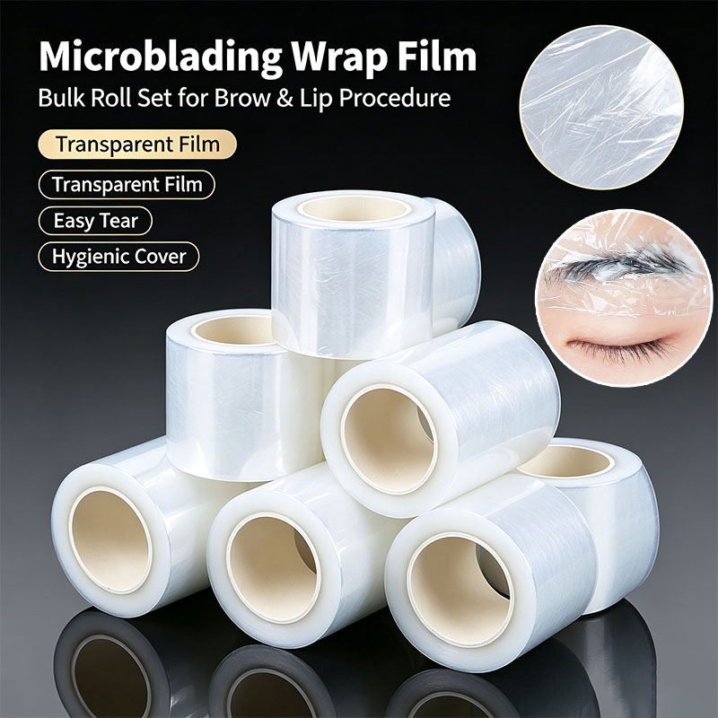 Eyelash Extension Glue Remover - 20/30/50 SZT. 200m/Rolka Przezroczysta Folia do