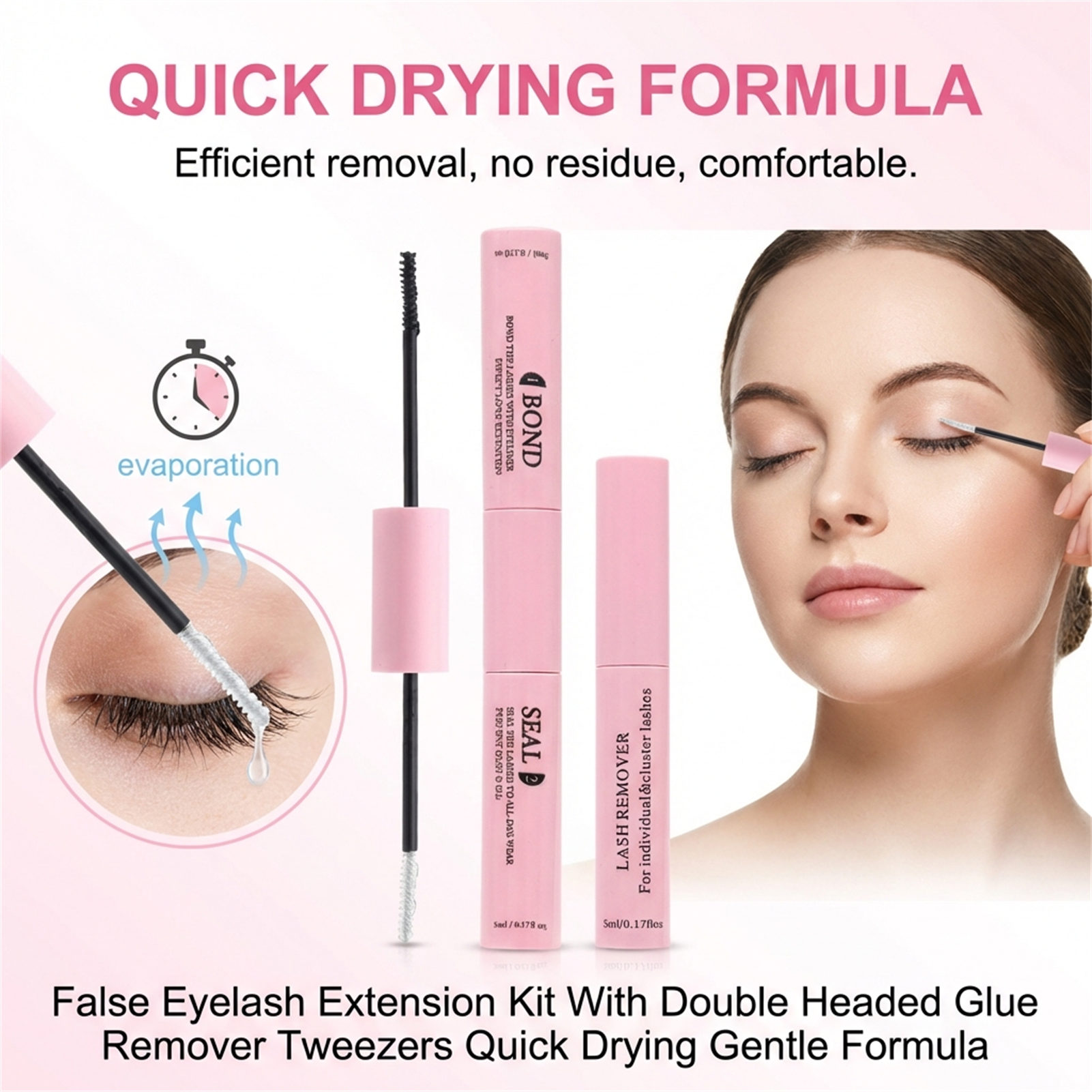 Profesjonalny zestaw narzędzi  – Eyelash Extension Glue Remover recenzja i cena