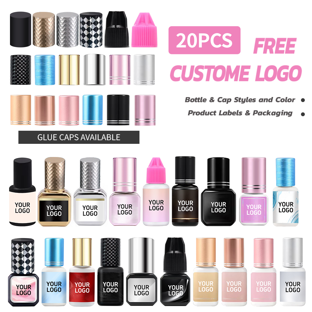 20 sztuk własne logo 0.1-2 sek – Eyelash Extension Logo recenzja i cena